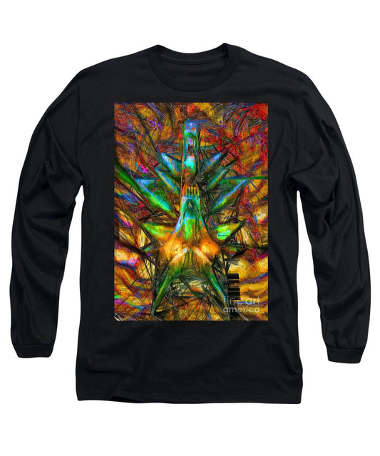 Long Sleeve T-Shirt - Abstract Sketch 1340