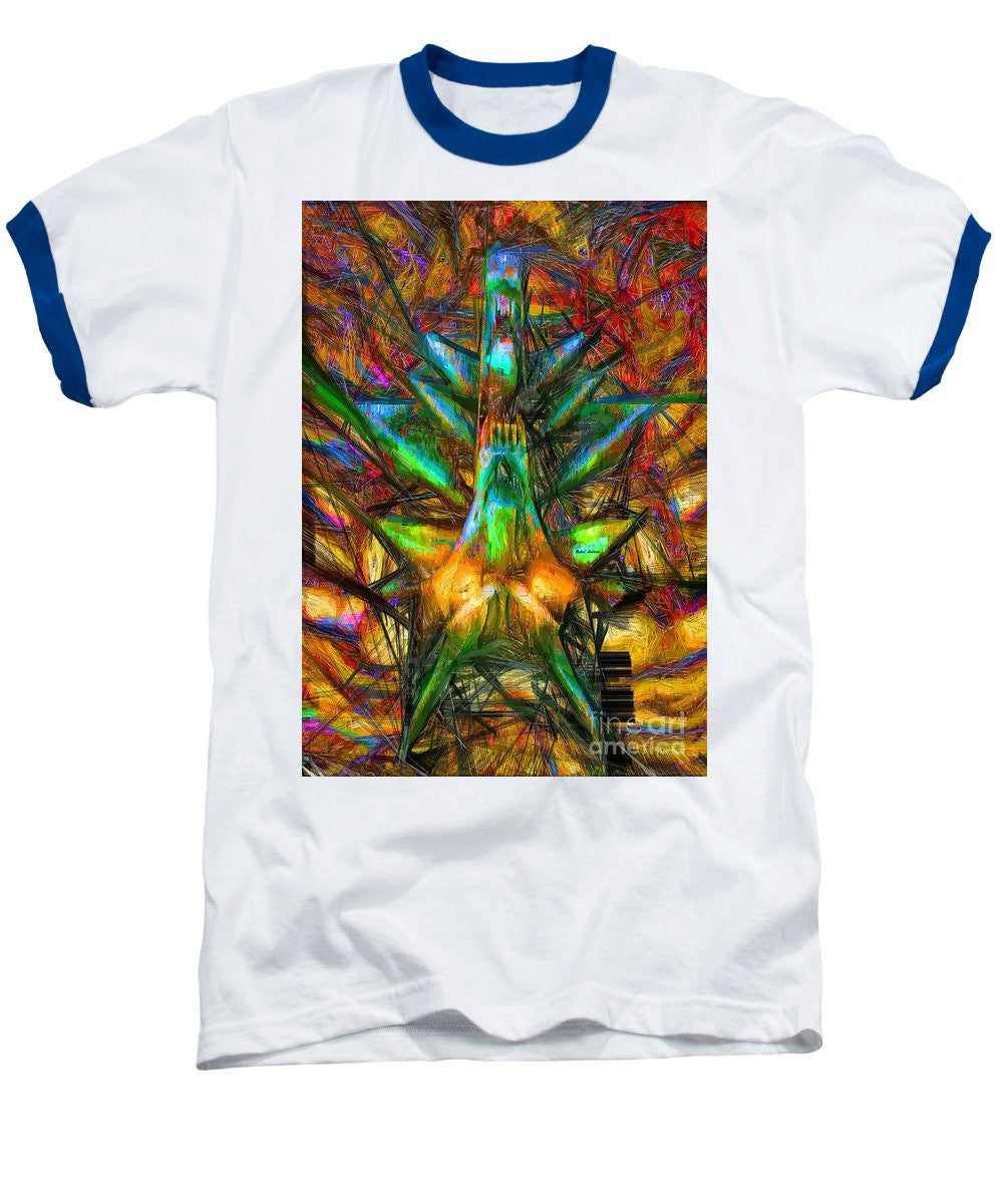 Baseball T-Shirt - Abstract Sketch 1340