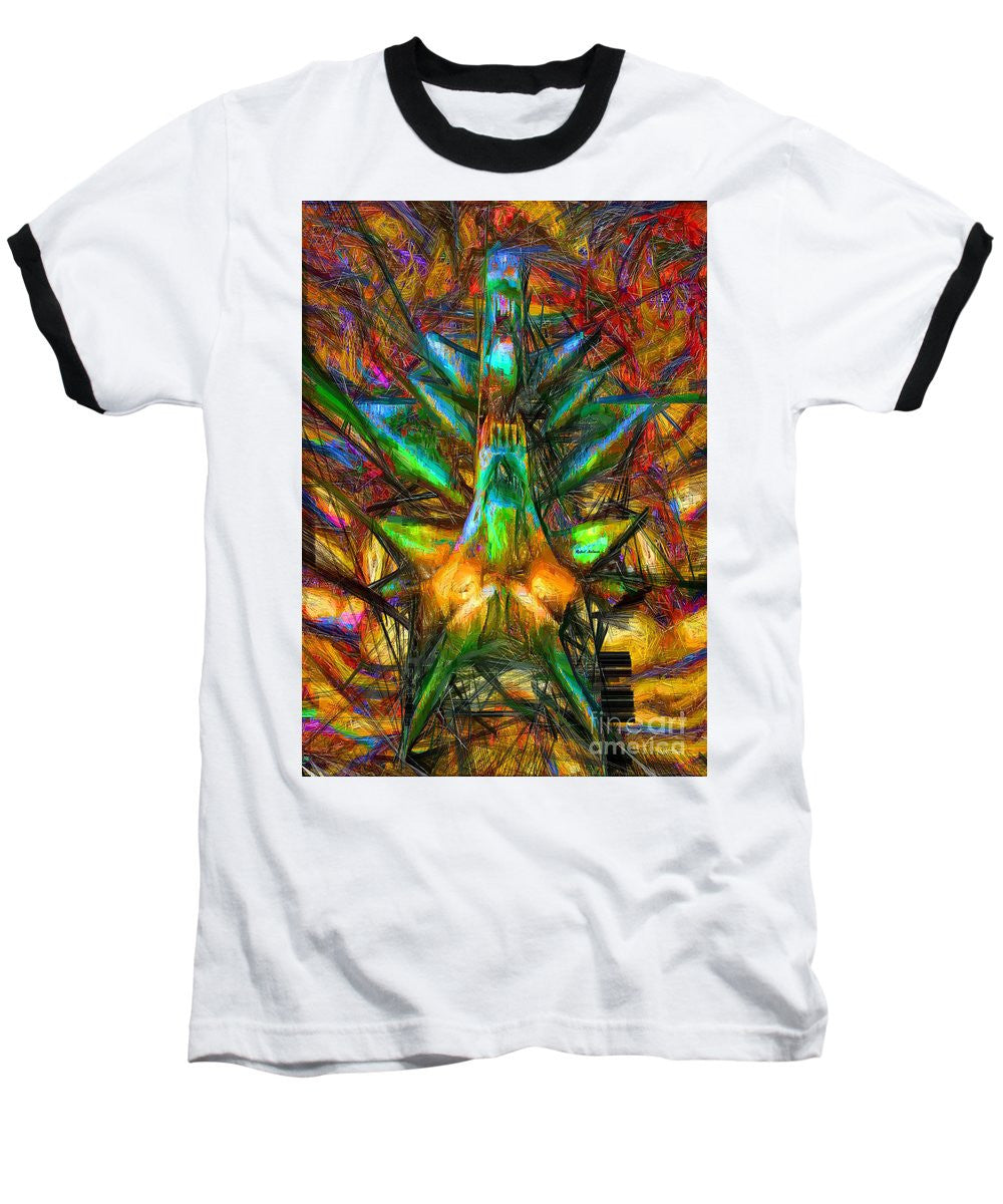 Baseball T-Shirt - Abstract Sketch 1340