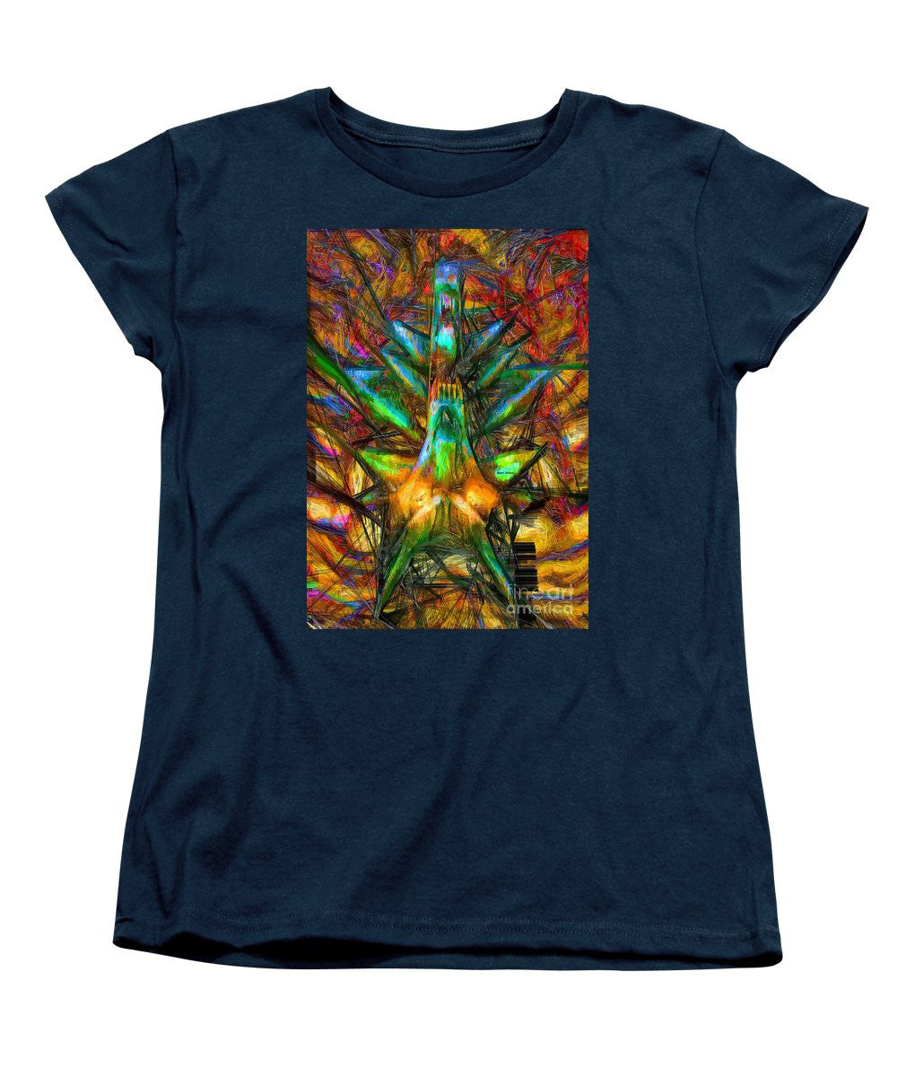 Women's T-Shirt (Standard Cut) - Abstract Sketch 1340