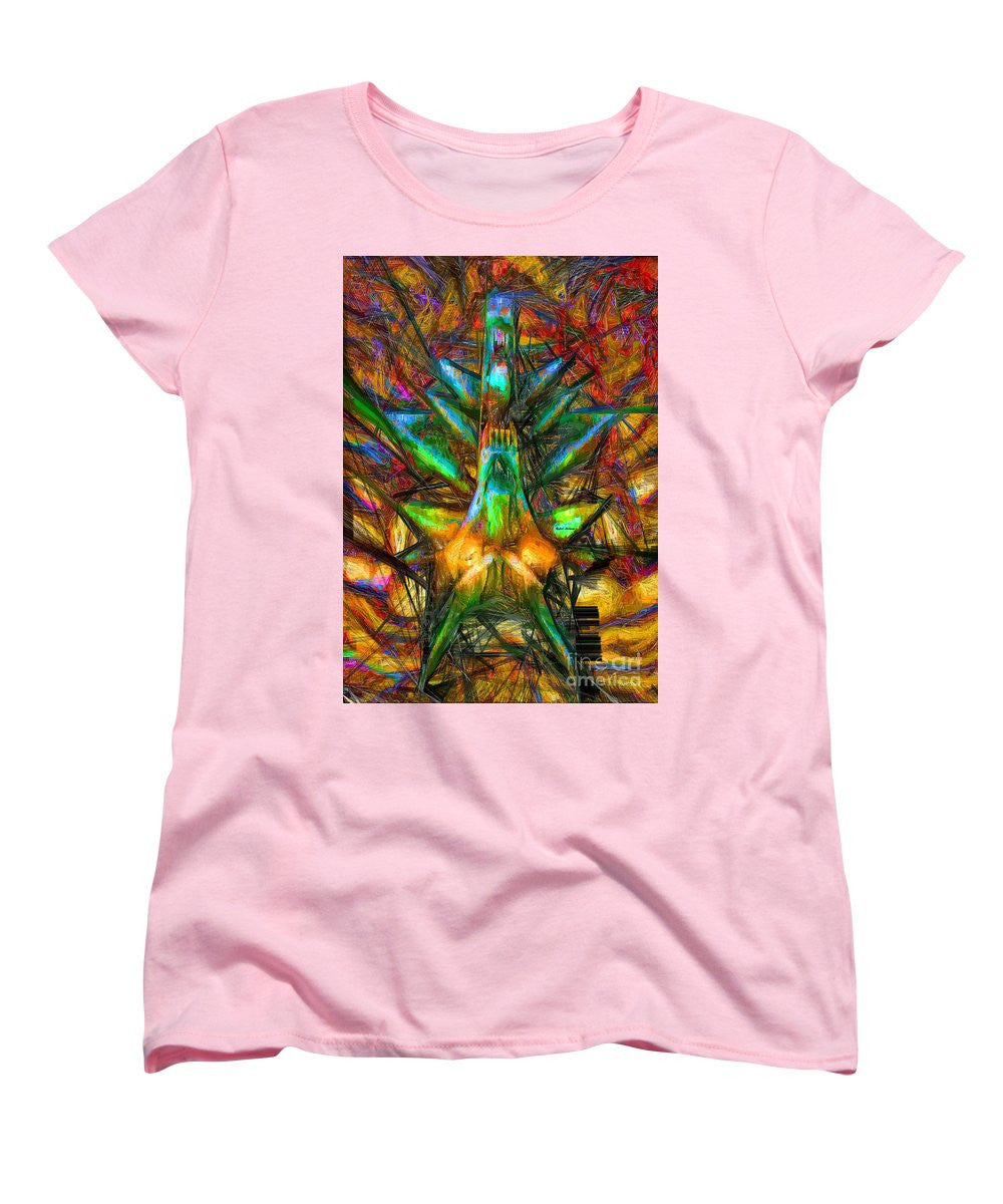 Women's T-Shirt (Standard Cut) - Abstract Sketch 1340