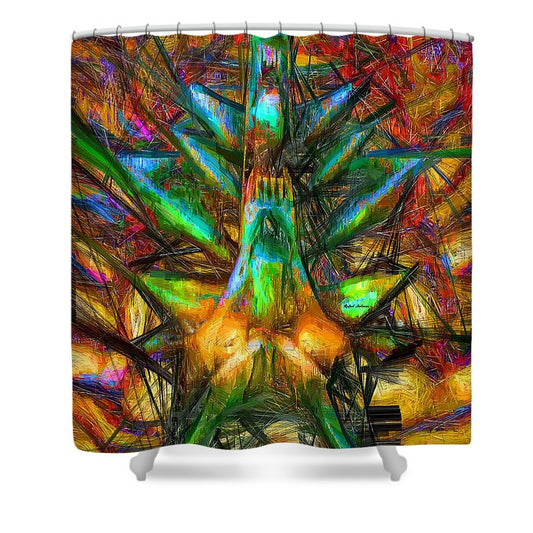 Shower Curtain - Abstract Sketch 1340