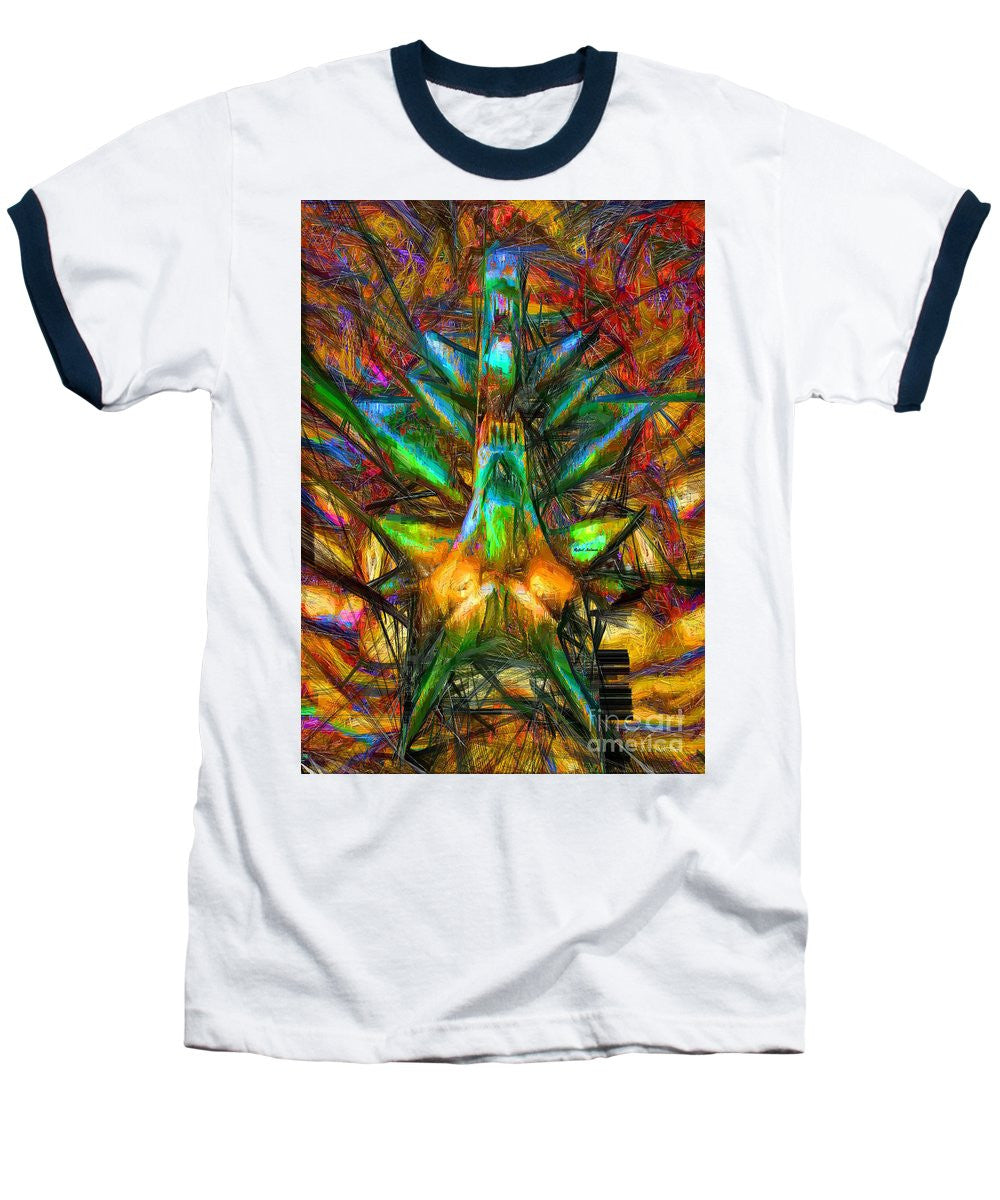 Baseball T-Shirt - Abstract Sketch 1340