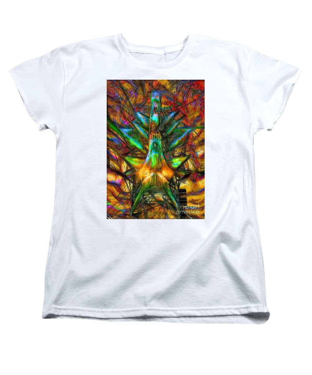 Women's T-Shirt (Standard Cut) - Abstract Sketch 1340