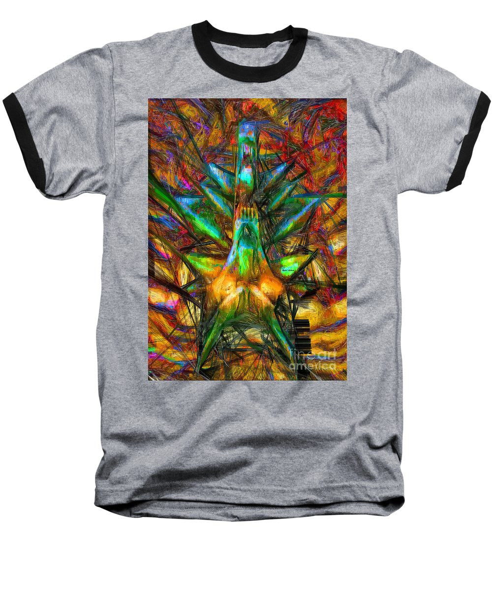 Baseball T-Shirt - Abstract Sketch 1340