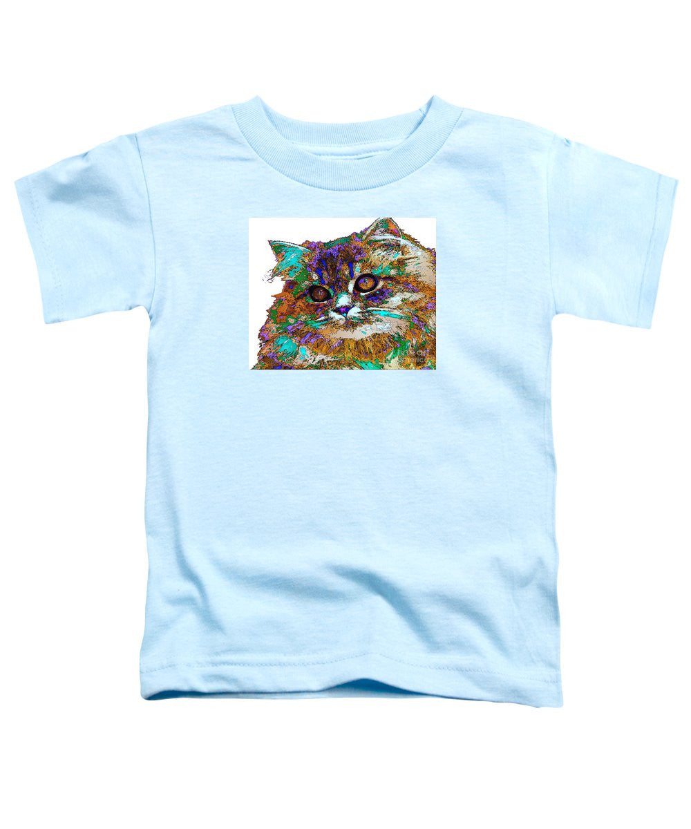 T-shirt pour tout-petits - Adèle la chatte. Série Pet