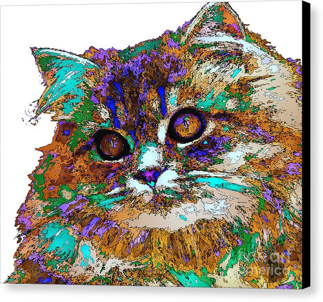 Canvas Print - Adele The Cat. Pet Series