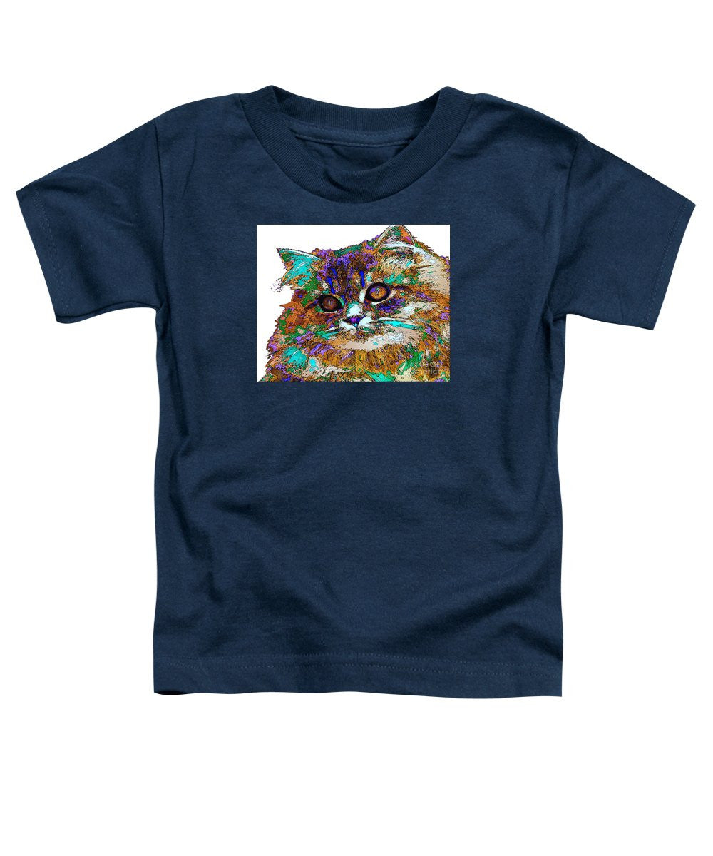 T-shirt pour tout-petits - Adèle la chatte. Série Pet