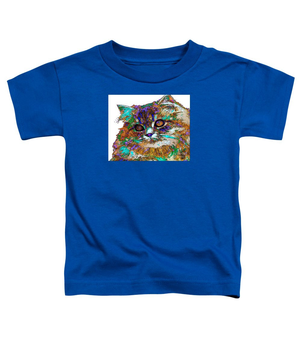 T-shirt pour tout-petits - Adèle la chatte. Série Pet