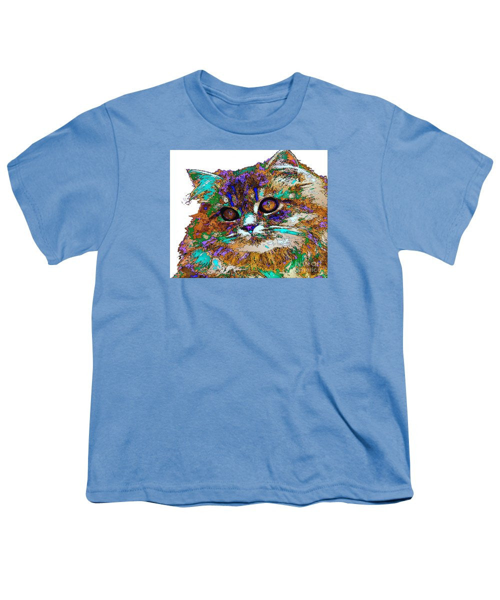 Youth T-Shirt - Adele The Cat. Pet Series