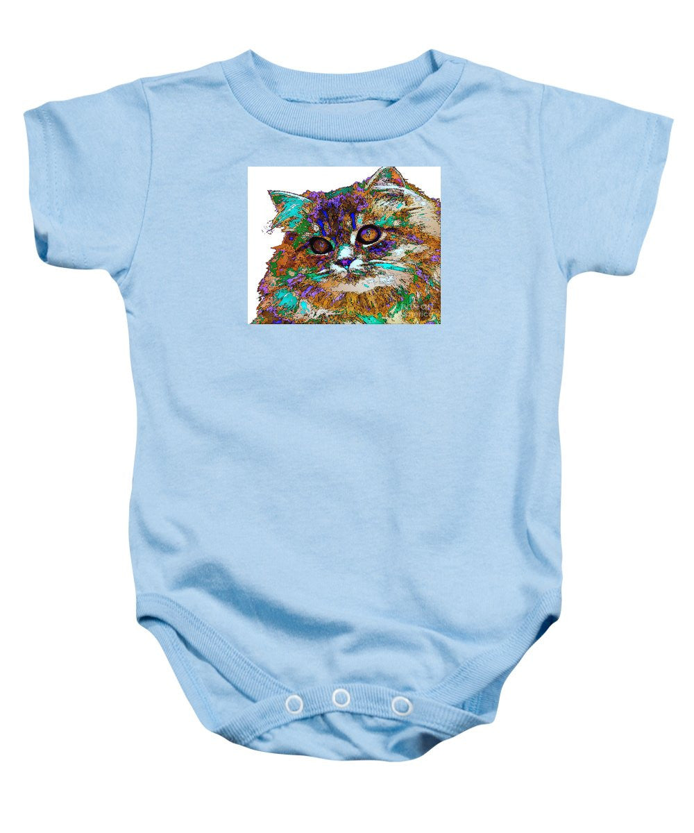 Baby Onesie - Adele The Cat. Pet Series