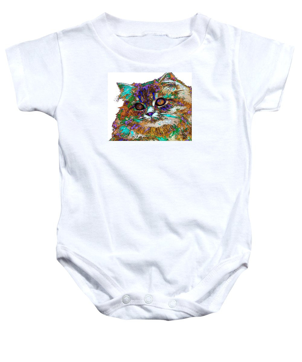 Baby Onesie - Adele The Cat. Pet Series