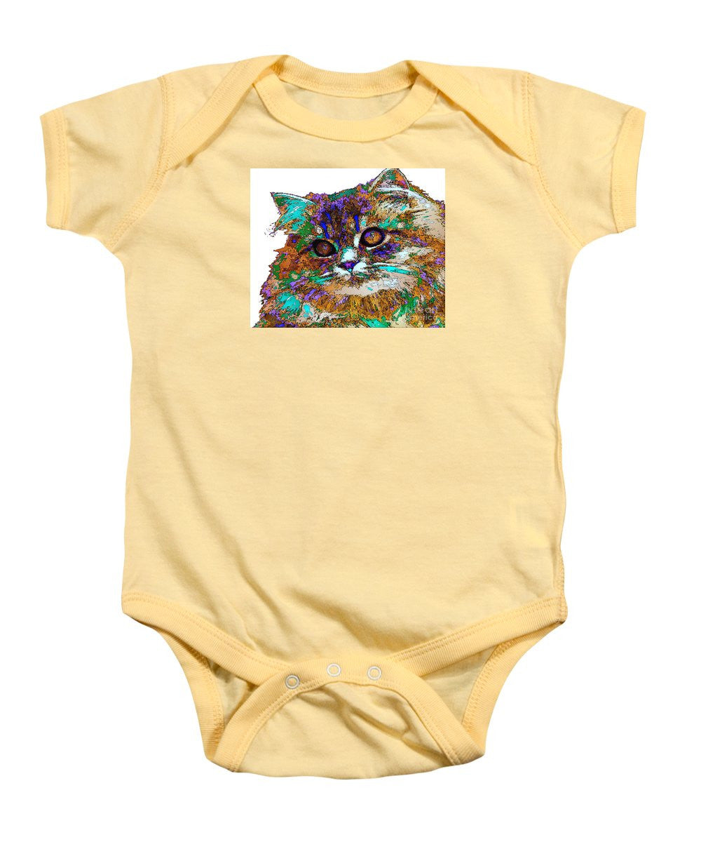 Baby Onesie - Adele The Cat. Pet Series