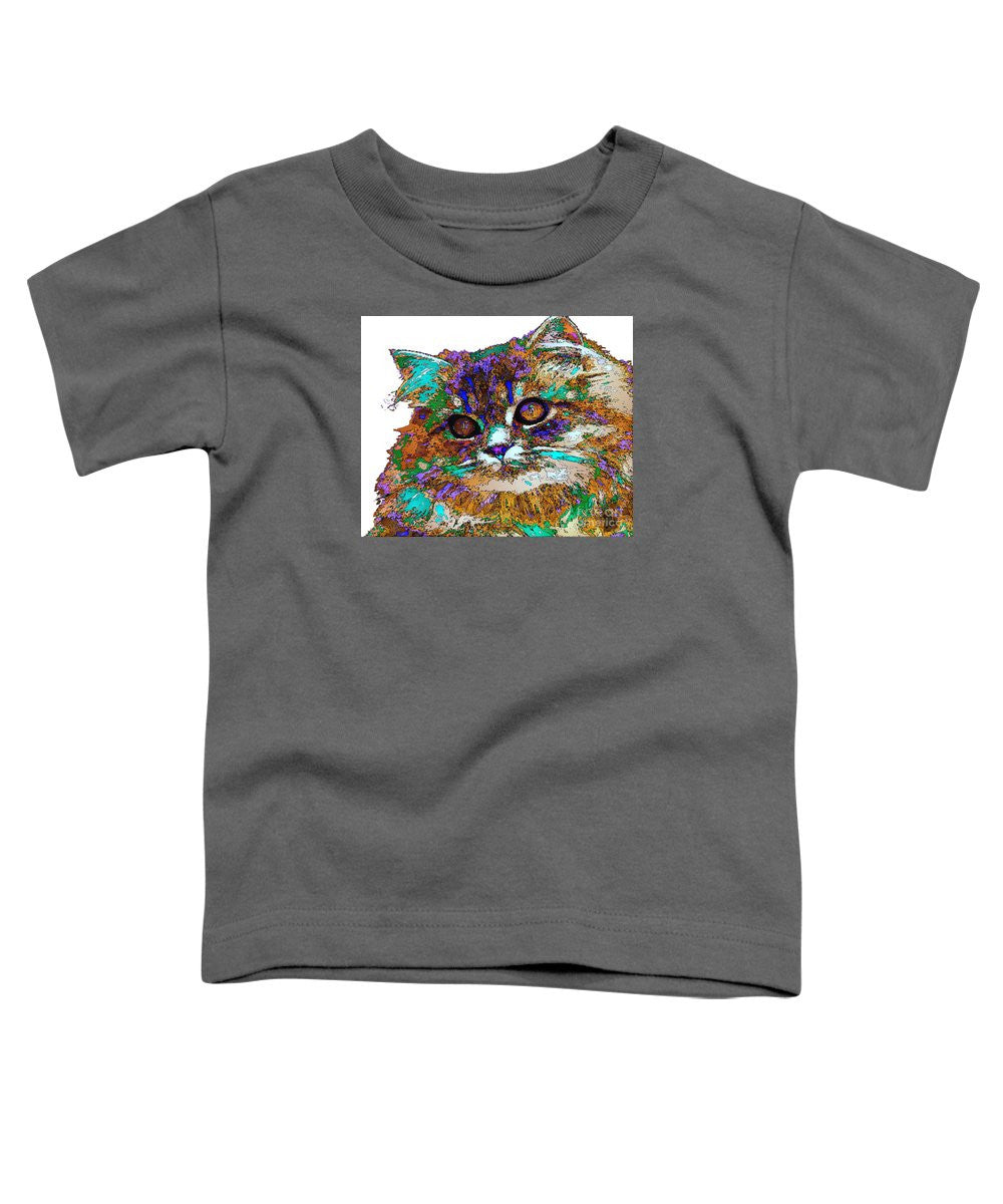 T-shirt pour tout-petits - Adèle la chatte. Série Pet