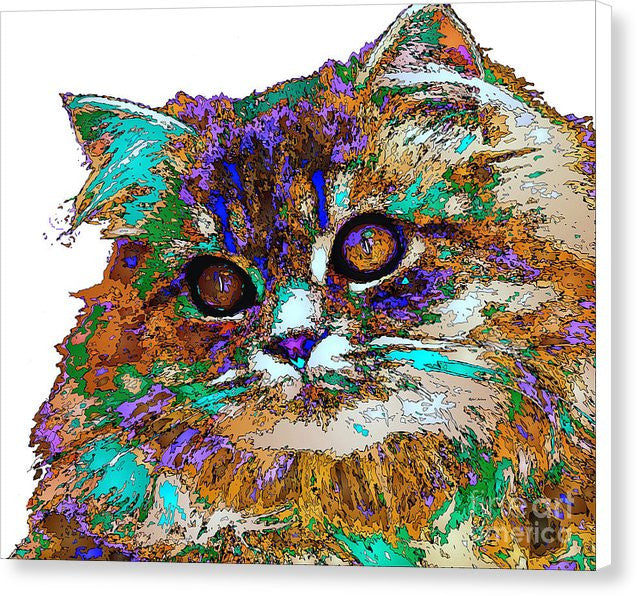 Canvas Print - Adele The Cat. Pet Series