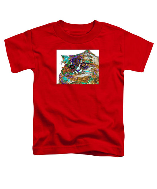 T-shirt pour tout-petits - Adèle la chatte. Série Pet