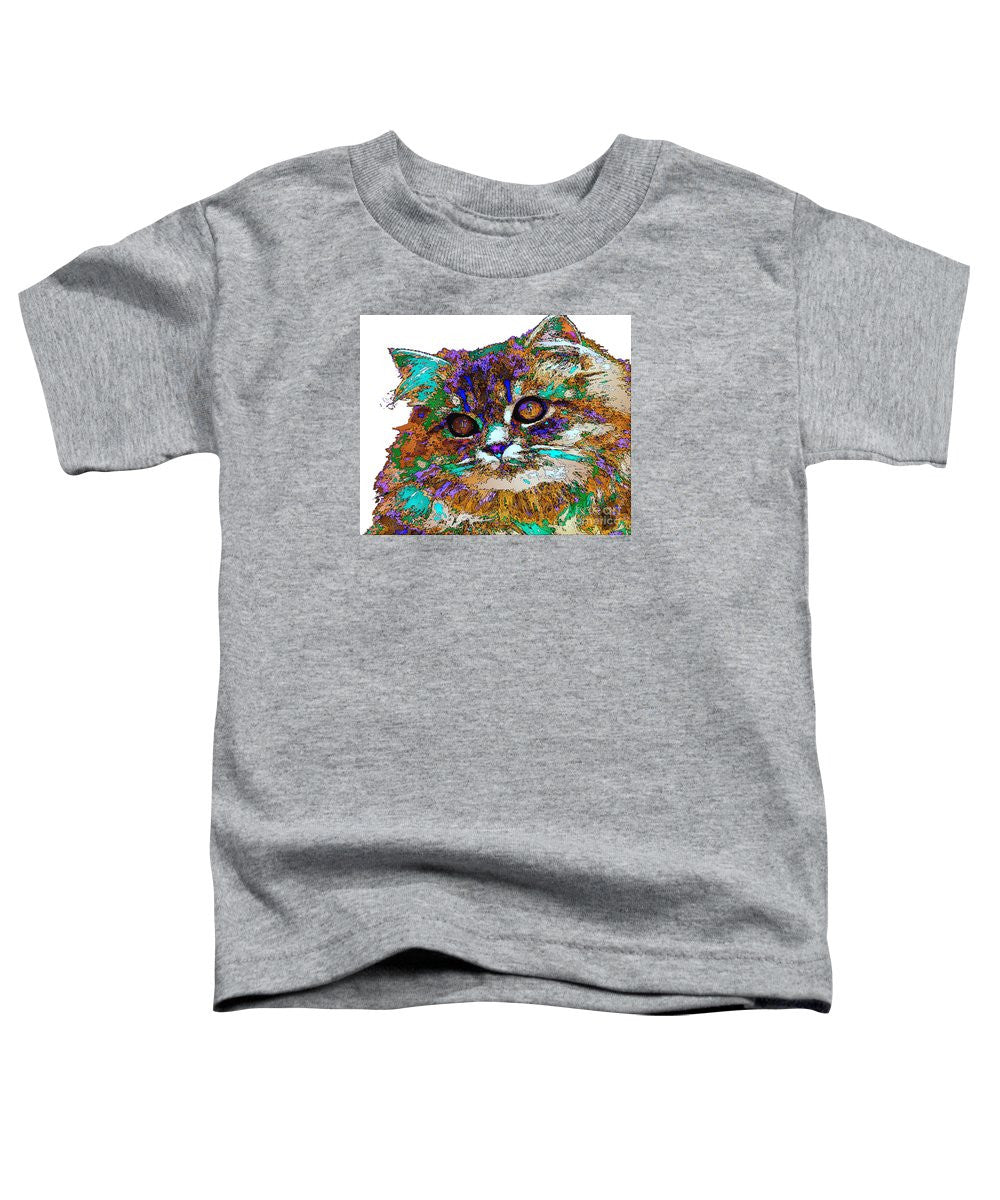 T-shirt pour tout-petits - Adèle la chatte. Série Pet