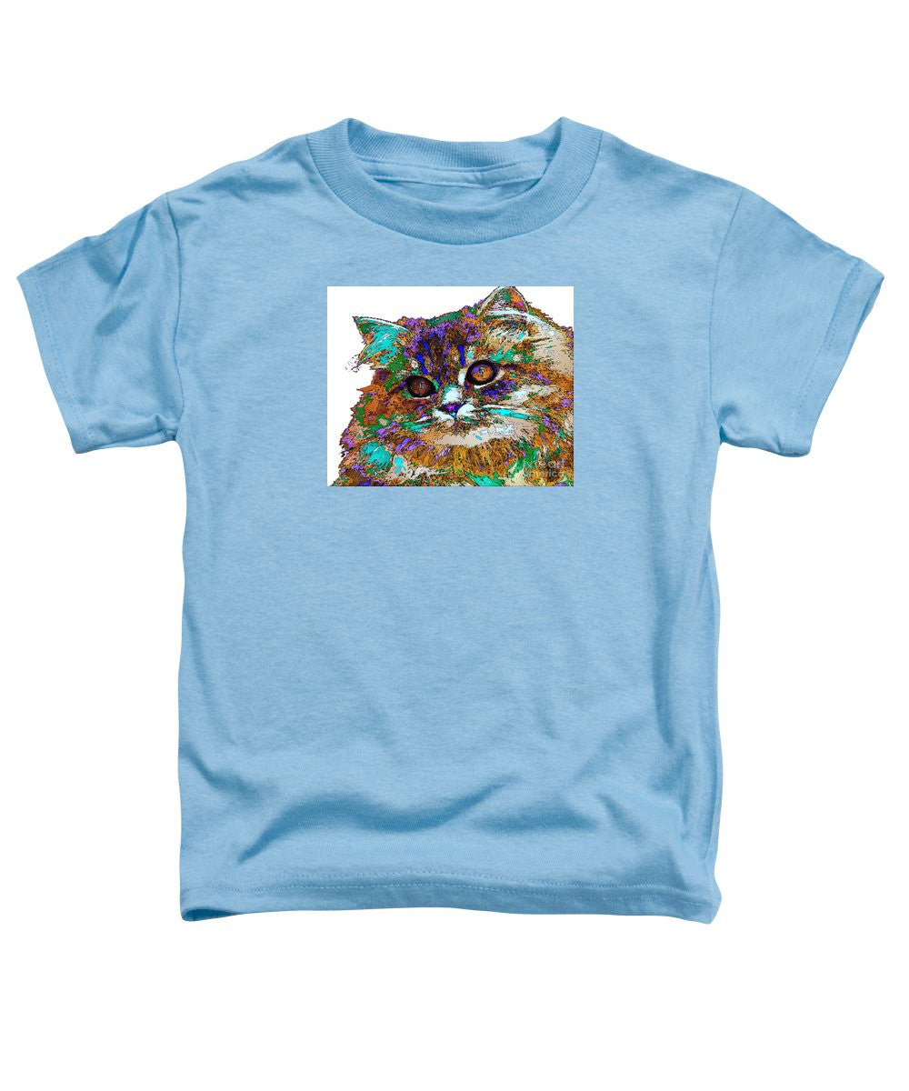 T-shirt pour tout-petits - Adèle la chatte. Série Pet