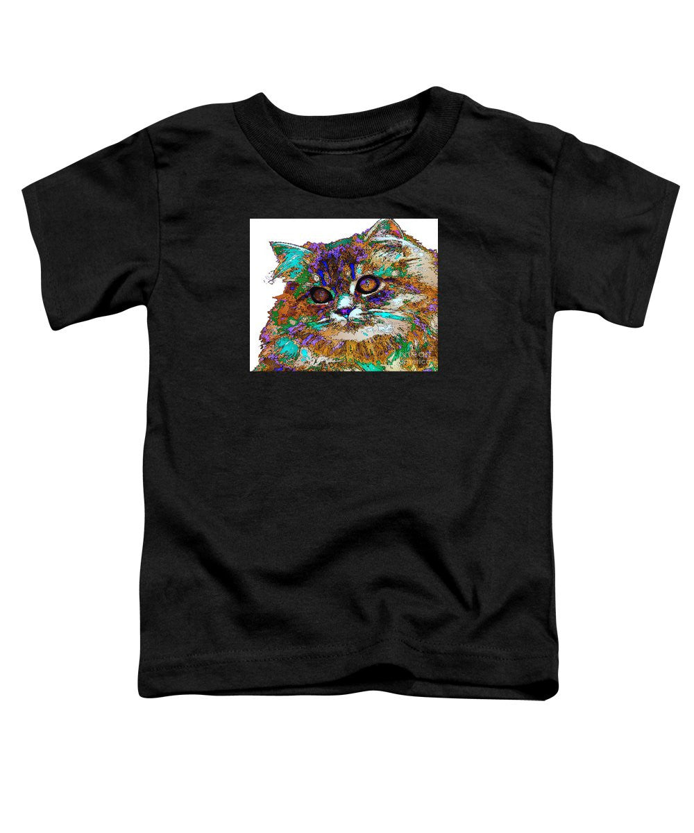 T-shirt pour tout-petits - Adèle la chatte. Série Pet