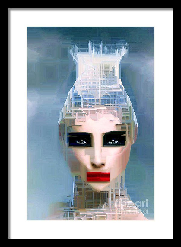 Framed Print - Air Head