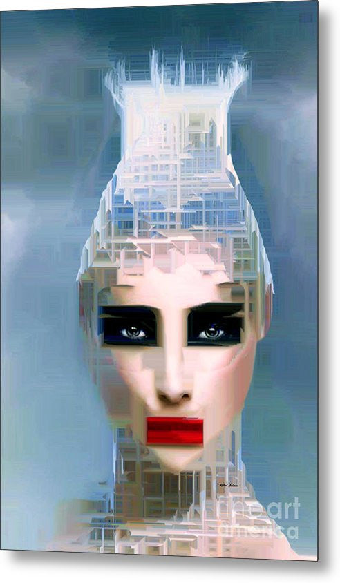 Metal Print - Air Head