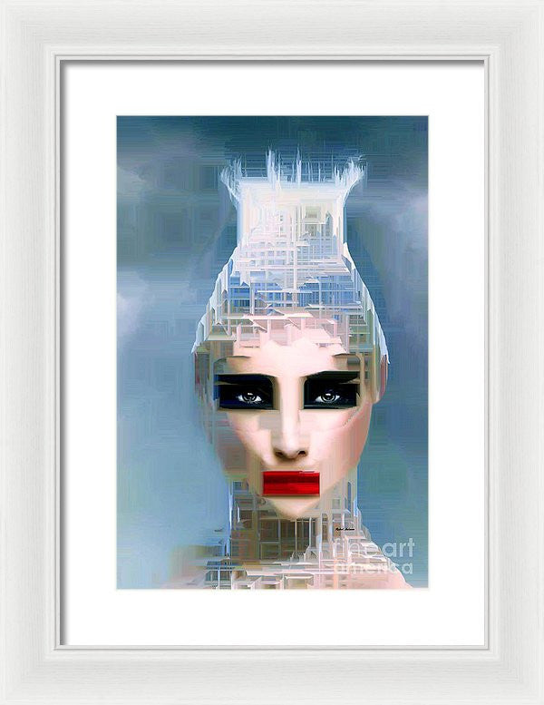 Framed Print - Air Head