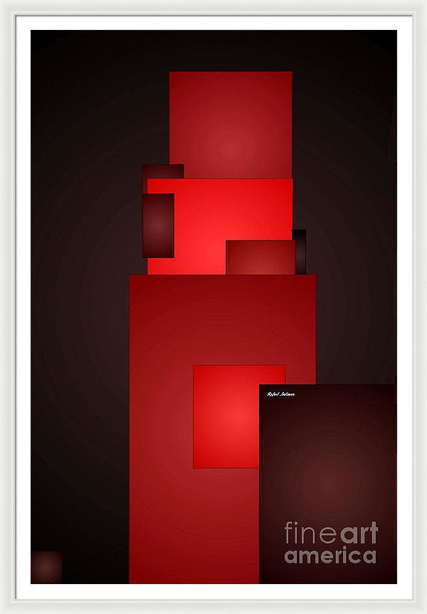 Framed Print - All In Red