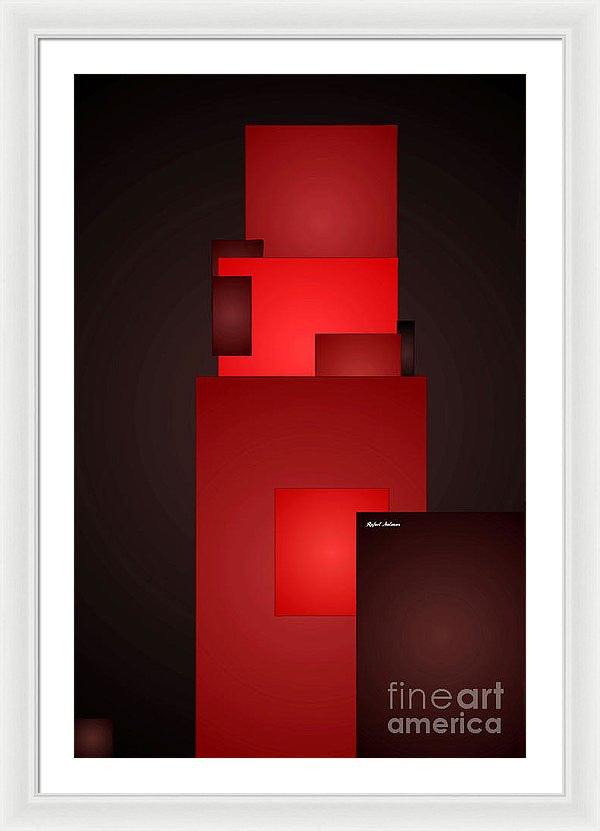 Framed Print - All In Red