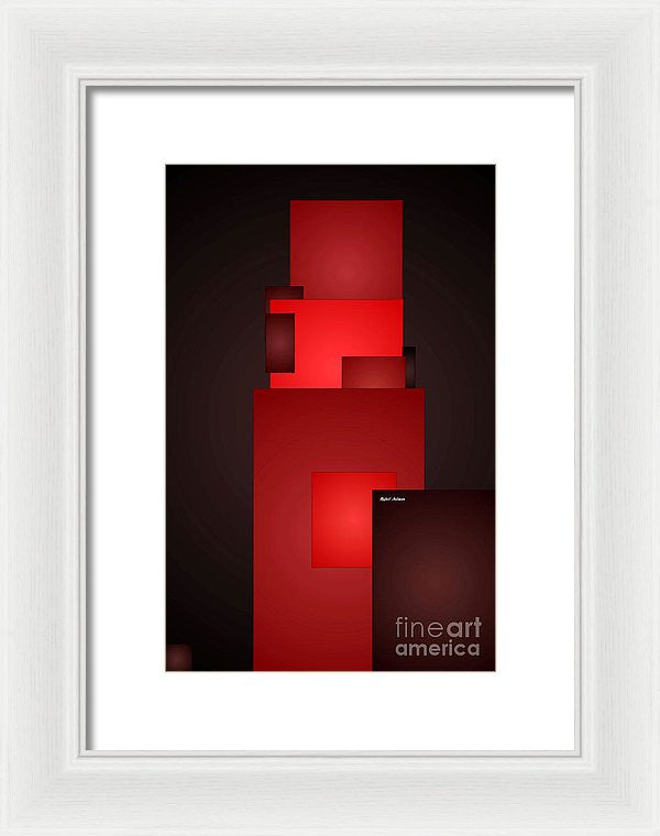 Framed Print - All In Red