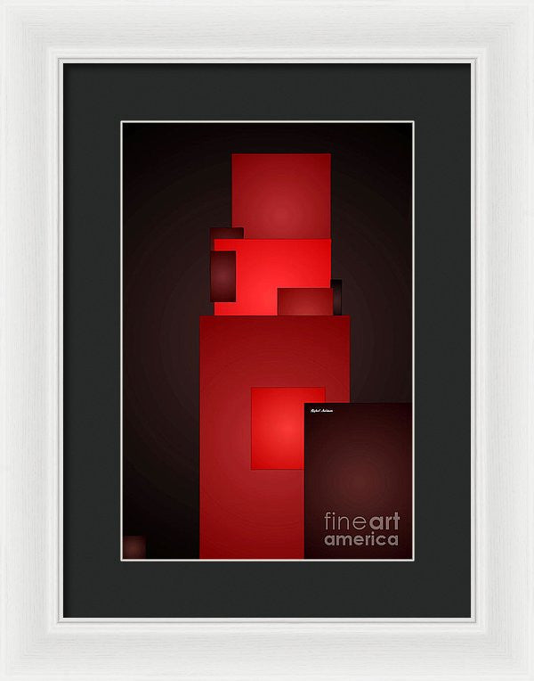 Framed Print - All In Red