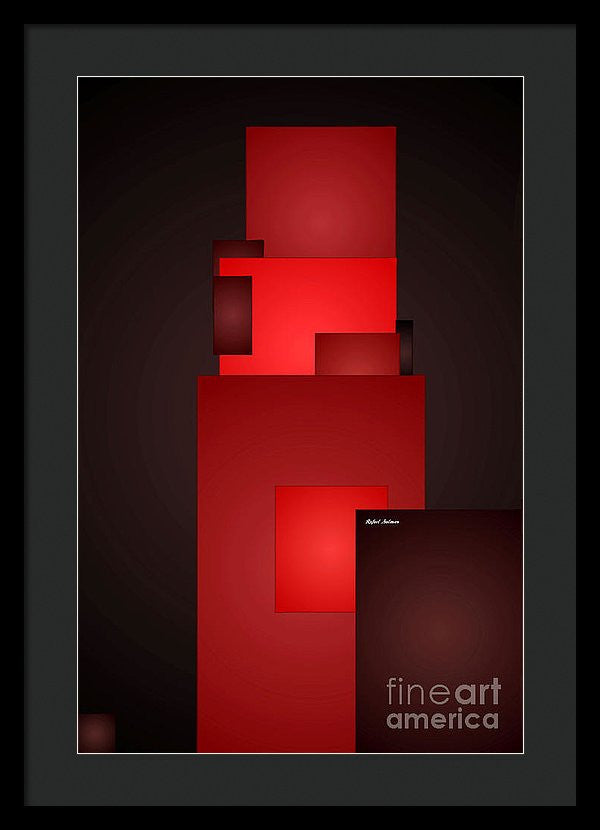 Framed Print - All In Red