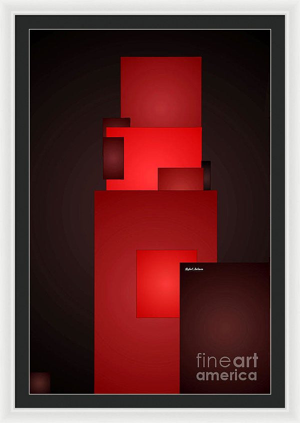 Framed Print - All In Red