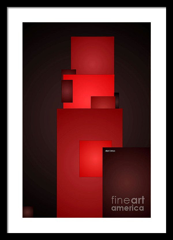 Framed Print - All In Red