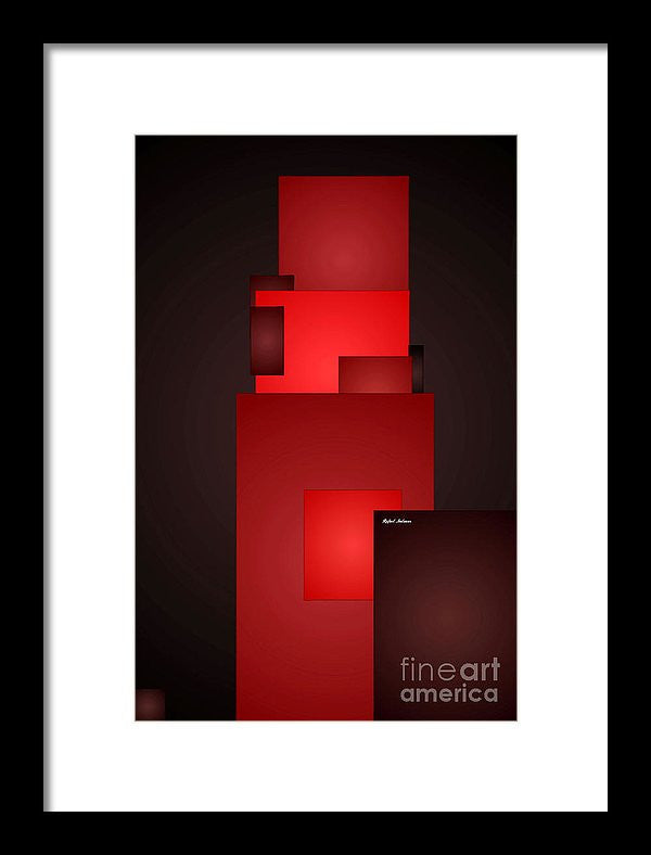 Framed Print - All In Red