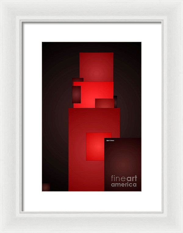 Framed Print - All In Red