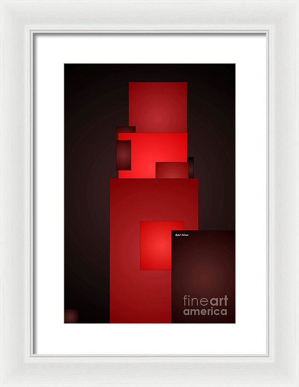 Framed Print - All In Red