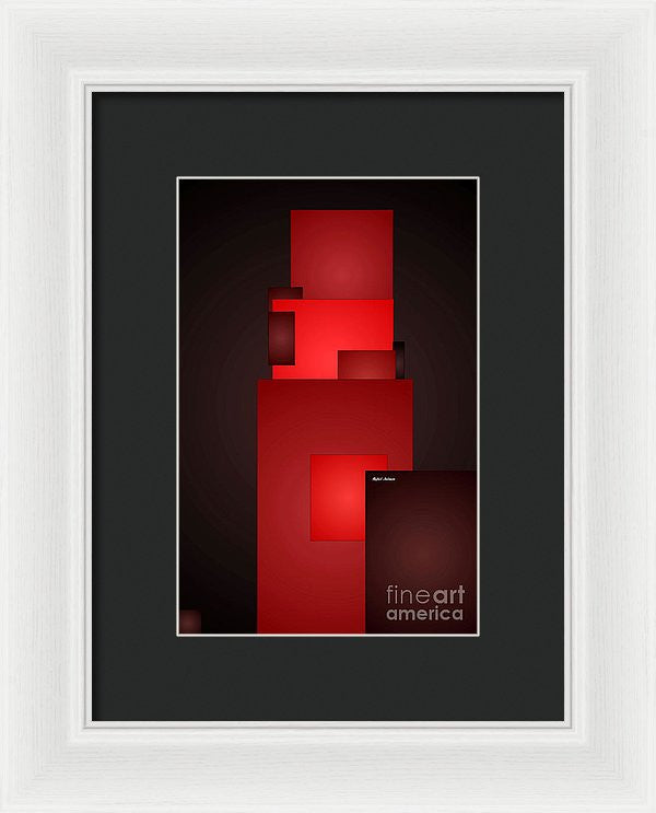 Framed Print - All In Red