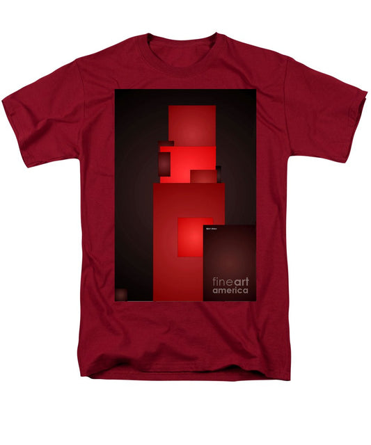 T-shirt pour homme (coupe standard) - Tout en rouge