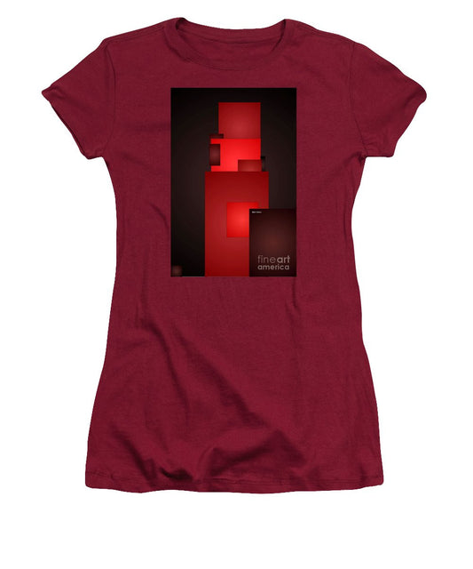 T-shirt pour femme (coupe junior) - All In Red