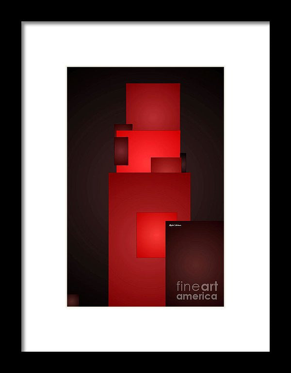 Framed Print - All In Red