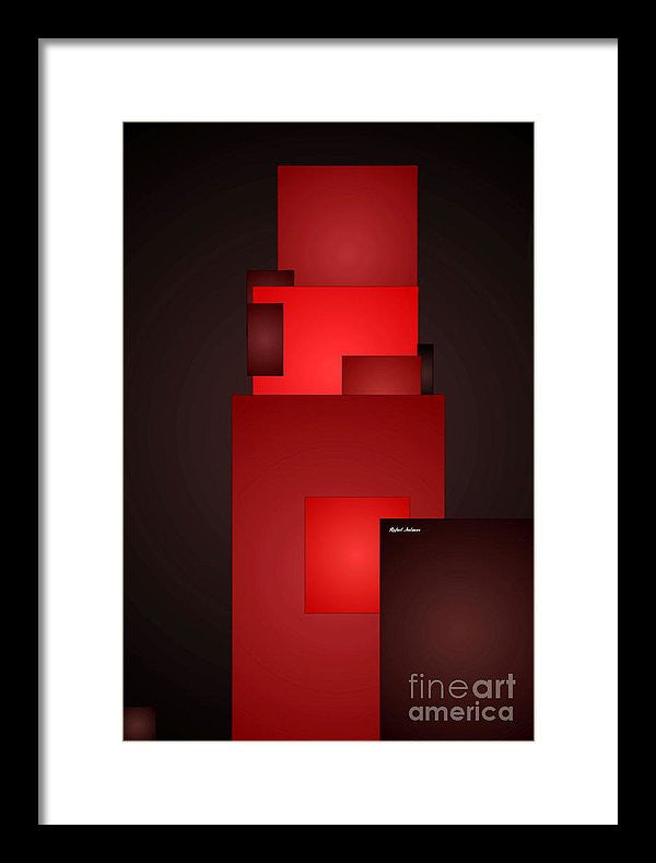 Framed Print - All In Red