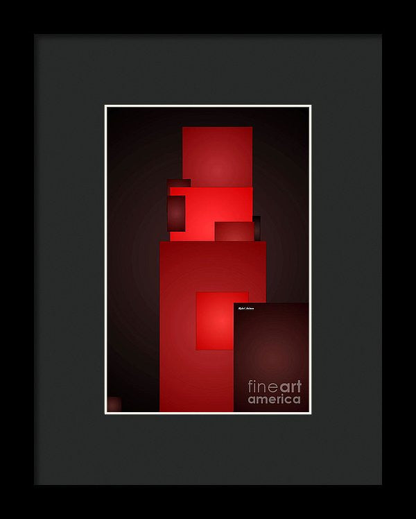 Framed Print - All In Red