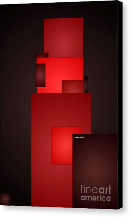 Impression sur toile - Tout en rouge