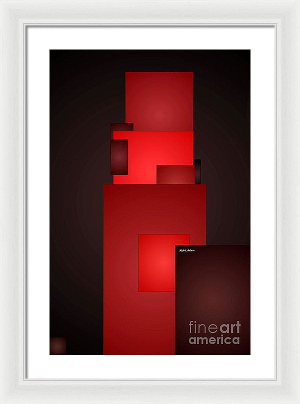 Framed Print - All In Red