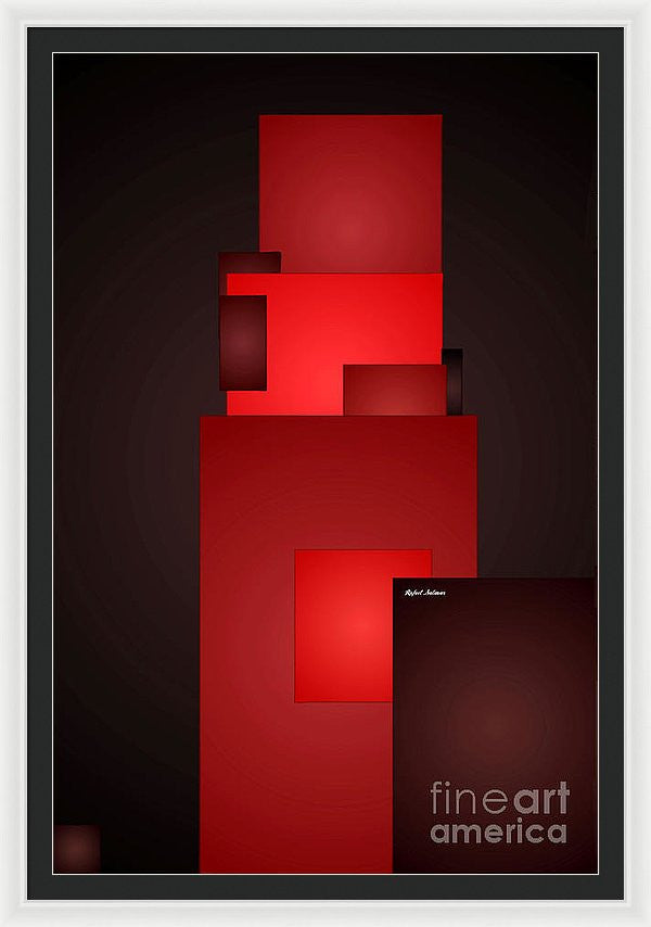 Framed Print - All In Red