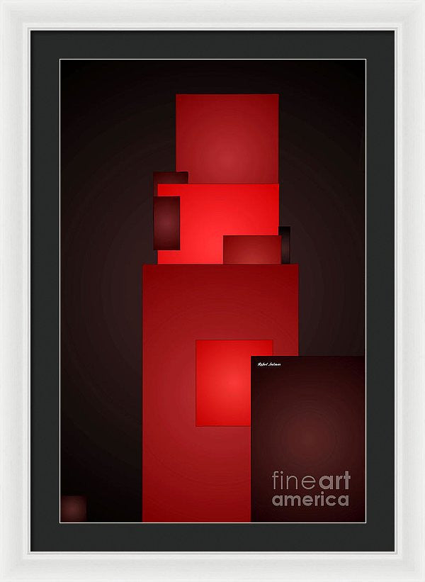 Framed Print - All In Red