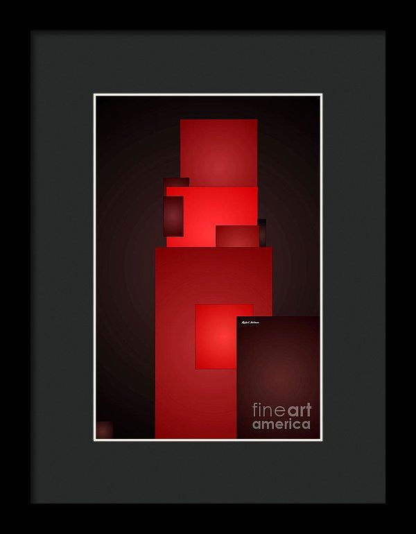 Framed Print - All In Red