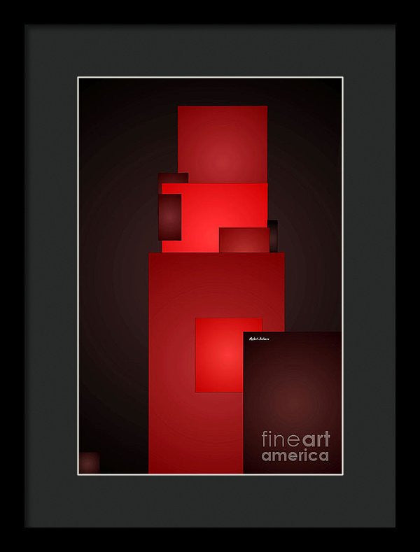 Framed Print - All In Red