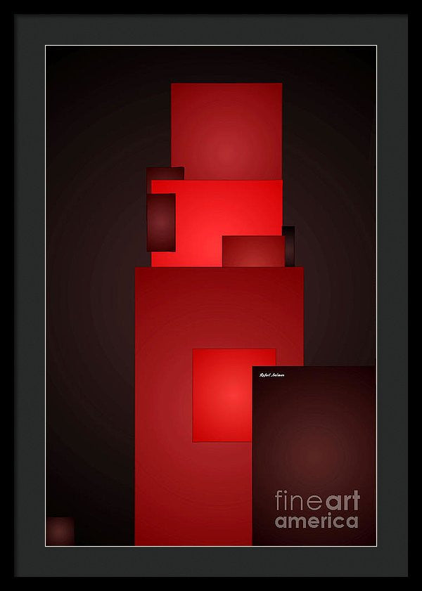 Framed Print - All In Red