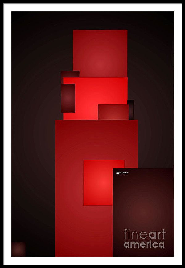 Framed Print - All In Red